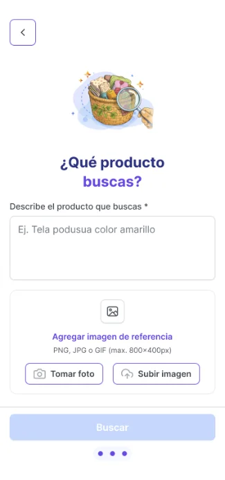 Captura: escribir solicitud